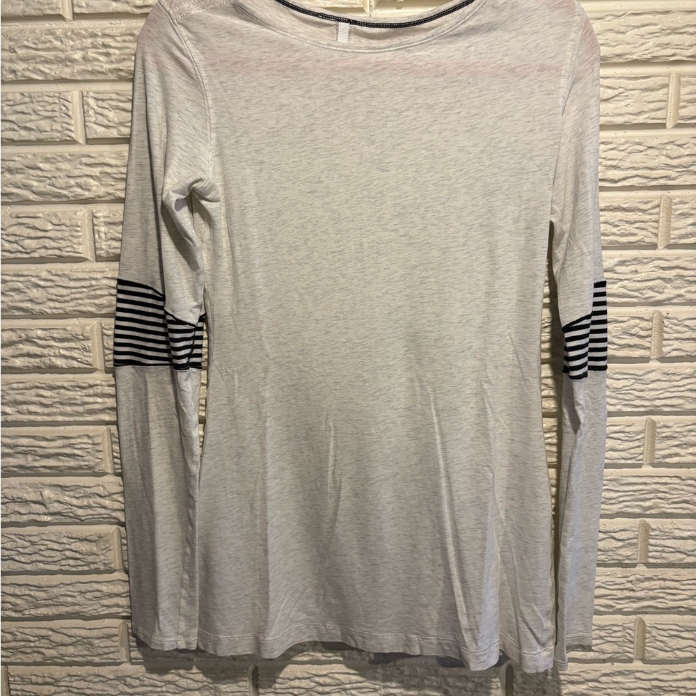 Lululemon Devotion Striped Sleeve Women's Top